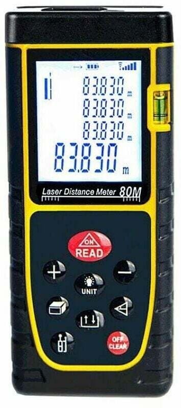 Misuratore di distanza laser da 40 m Misuratore di distanza laser portatile ad alta precisione Strumento di misura a inf...