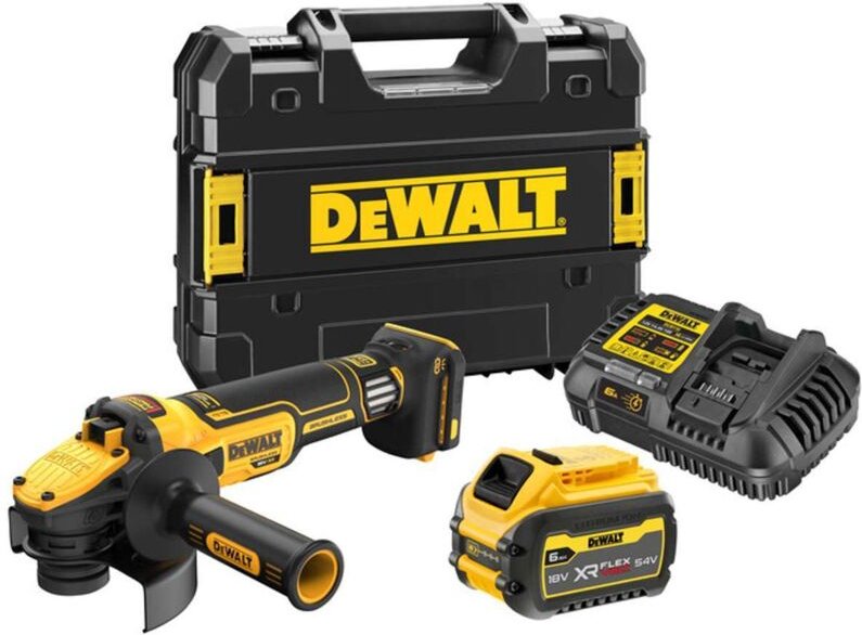 Thumbnail - Werkzeuge - 18V Akku-Winkelschleifer 125 mm, 1x 6,0 Ah flexvolt Akku, Ladegerät DCG409VST1 - Dewalt