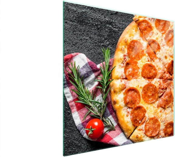 GLAS-SCHUTZPLATTE FÜR HERD 50x52 PIZZA