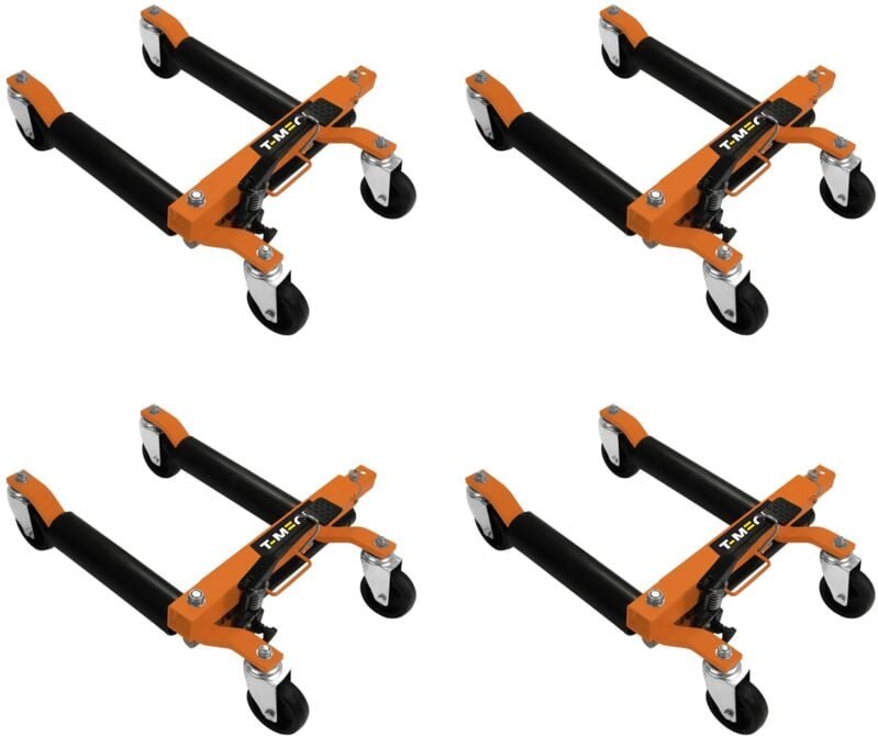 Monster Shop - Fahrzeugpositionierungsschlitten x 4, Wagenheber, 680 kg pro Fahrzeug