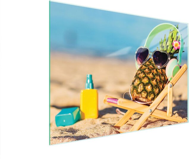 Glasschneidebrett 40x30 Ananas