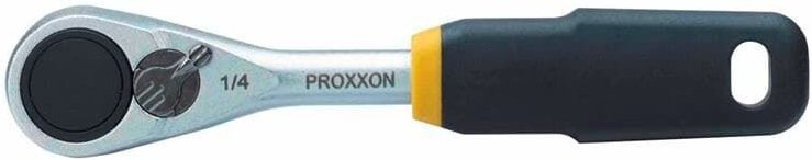 Proxxon - MICRO-Bit-Ratsche, 1/4' 6,3 mm, mit extrem schlankem Kopf (23 x 12 mm) - 23158