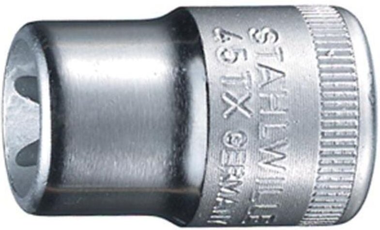 Thumbnail - 3/8' (10mm) Steckschlüsseleinsatz Gr.E10 torx Gr.9,4mm in L.28mm - Stahlwille