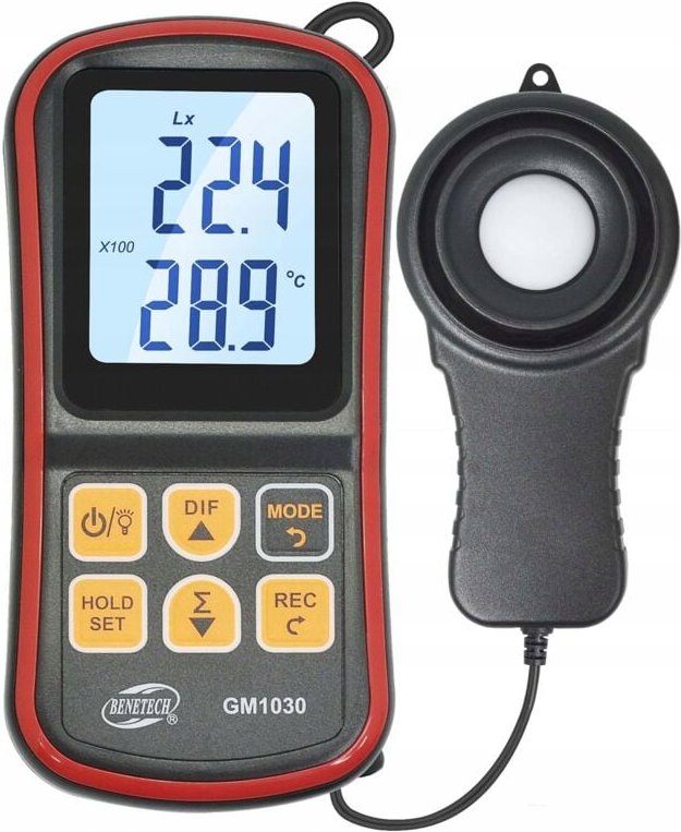 Lux-Messgerät Mit Sonde, Bluetooth-Lichtmessgerät