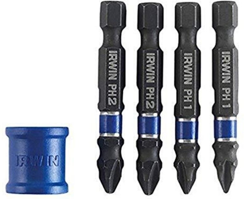 IRWIN IMPACT BITS SET 5-teilig + PH/PZ-GRIFF