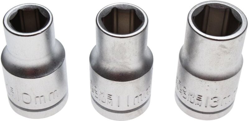 Bgs Technic - Steckschlüsseleinsatz-Satz Antrieb 12,5 mm (1/2') sw 10 - 11 - 13 mm 3-tlg.