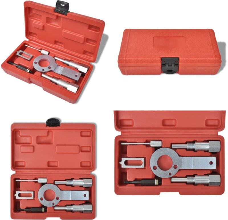 Vidaxl - Diesel-Einstellwerkzeug-Set Geeignet für Saab Vauxhall/Opel - Diesel-Zahnriemen - Werkstatt-Tools - Autoreparat...