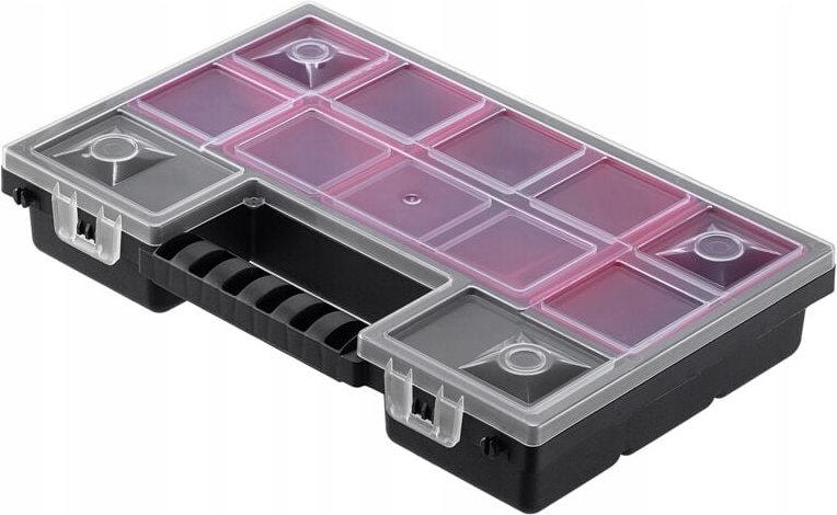 Organizer, Werkzeugkasten aus Kunststoff, 28 x 18 cm, 1 Stück - Kadax