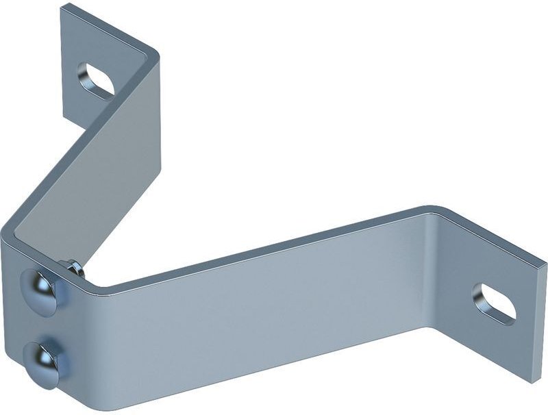 Zarges Wandhalter starr Edelstahl