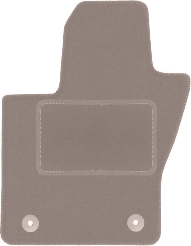 Beige Fahrermatte für: Jeep Compass II MP SUV (2017-)