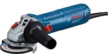 Profi-Winkelschleifer mit Kabel gws 12-115 (Scheiben-Ø: 115 mm, Leistung 1200 w, Wiederanlaufschutz, inkl. Schutzkappe, ...