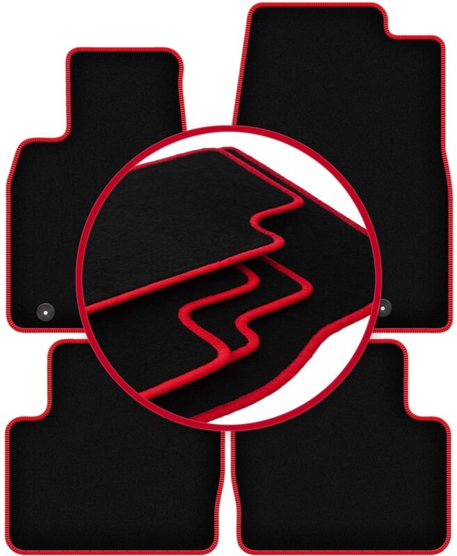 CARLUX-RED Autofußmatten für: Mazda CX30 / CX-30 Crossover (2019-)