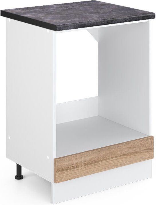 Vicco - Herdumbauschrank R-Line, Sonoma, 60 cm , ap Anthrazit