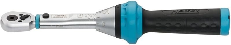 Hazet - Drehmoment-Schlüssel, Nm min-max: 1 - 9 Nm, Toleranz: 4%, Sechskant hohl 6,3 (1/4)