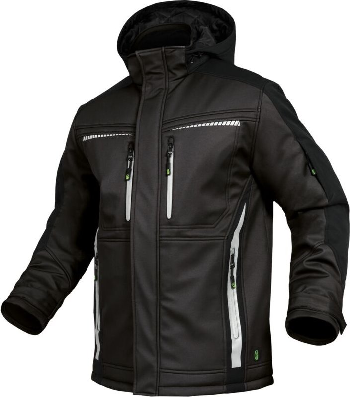 Triuso Leibwächter Winter-Softshelljacke Flex-Line Gr. 4XL anthrazit/schwarz