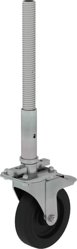Munk - Günzburger Steigtechnik Lenkrolle ø 200 mit Spindel Schwarz elektrisch leitfähig - 027921