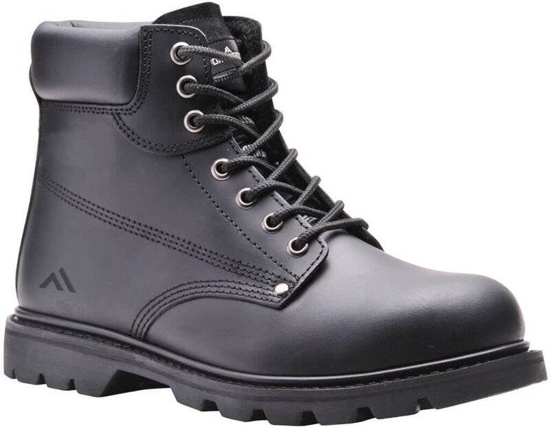 Hochsichere Steelite Sicherheitsstiefel, genäht SBP HRO, Schwarz, Größe 48