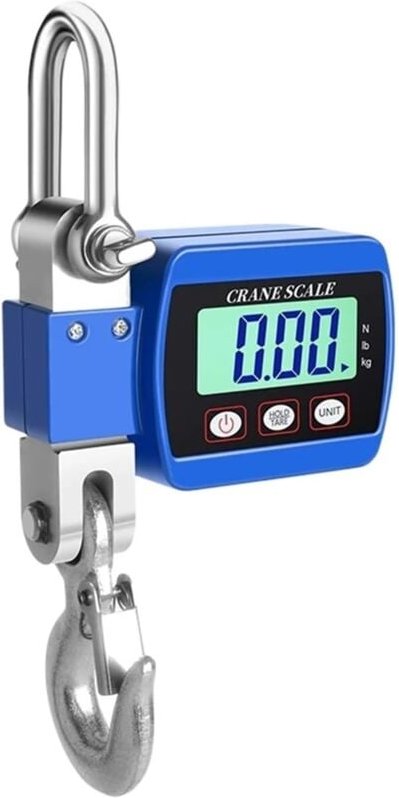 Gotrays - Digitale Kranwaage 1000lb 500kg Hängewaage Industriewaage,Blau