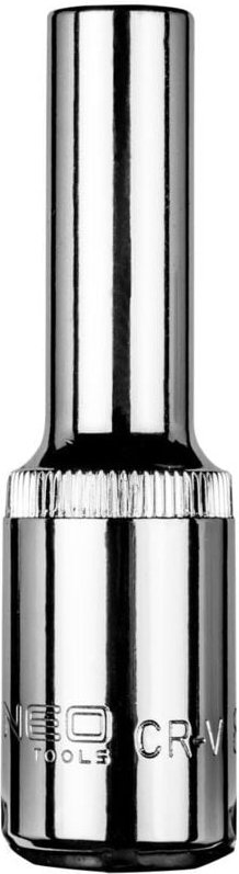 Thumbnail - NEO Langer Sechskant-Steckschlüssel 1/2", 8 mm - Robuster Chrom-Vanadium-Stahl