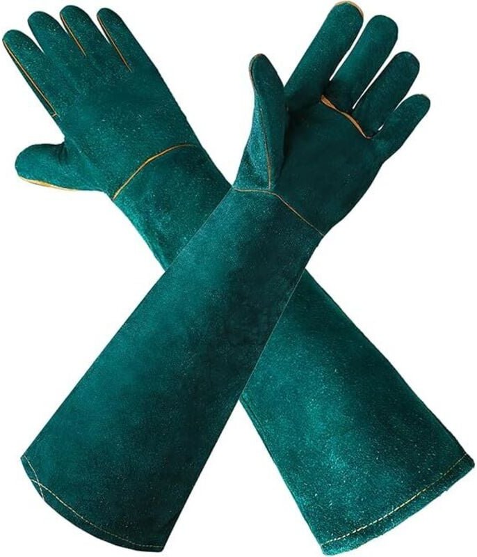 Kratzfeste Trainingshandschuhe für Tiere – Bissschutz für Reptilien, Vögel und Haustiere – Veterinär-Trainingshandschuhe...