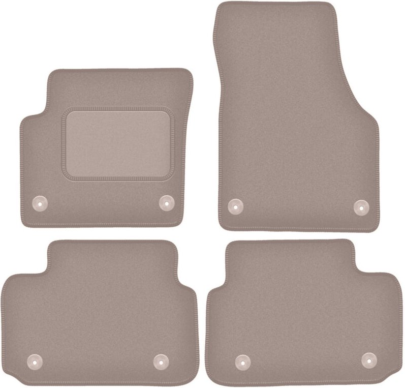 Beige Veloursmatten für: Land Rover Discovery Sport SUV (2014-)