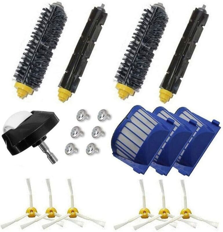 Zubehör-Set für iRobot Roomba 600 Serie, Ersatzteile für 600 605 610 615 620 625 630 635 640 645 650 655 660 665 670 671...