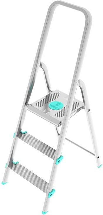 Ultraleichte und stabile 3-stufige Treppe, ideal für das Haus mod. Libellula Colombo