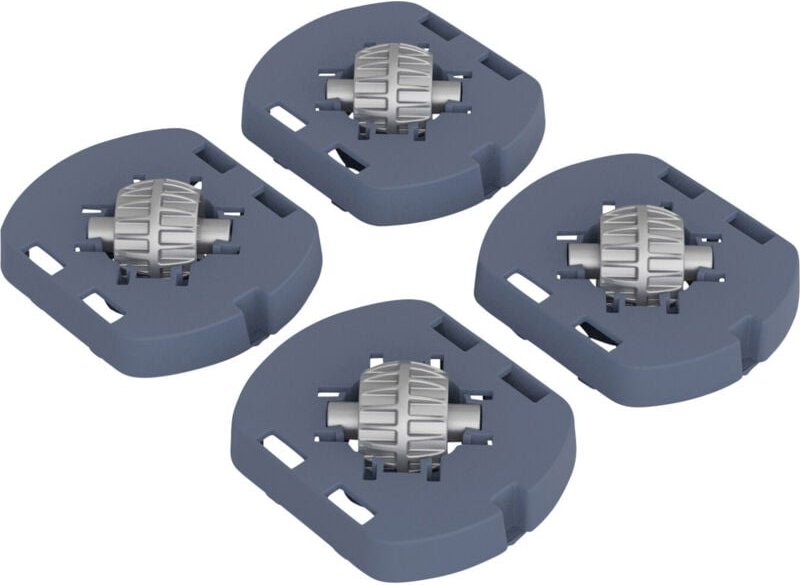 Fussadapter mit Rollen für Box Albris 45 l horizon blue Fussadapter - Rotho