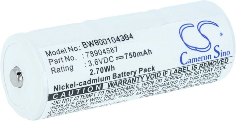 Vhbw - Akku Ersatz für Welch Allyn 78904587 für Medizintechnik (750mAh, 3,6V, NiCd)