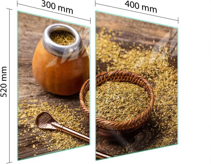 GLASSCHUTZPLATTE FÜR HERD 70x52 YERBA