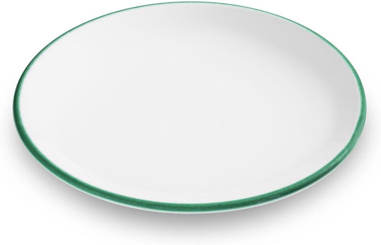 Thumbnail - Gmundner Keramik - Grüner Rand, Dessertteller Cup (ø 20cm)