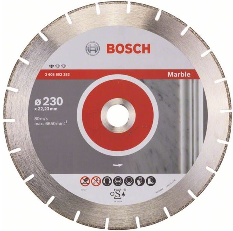 Bosch - Diamanttrennscheibe Standard for Marble, 230 x 22,23 x 2,8 x 3 mm