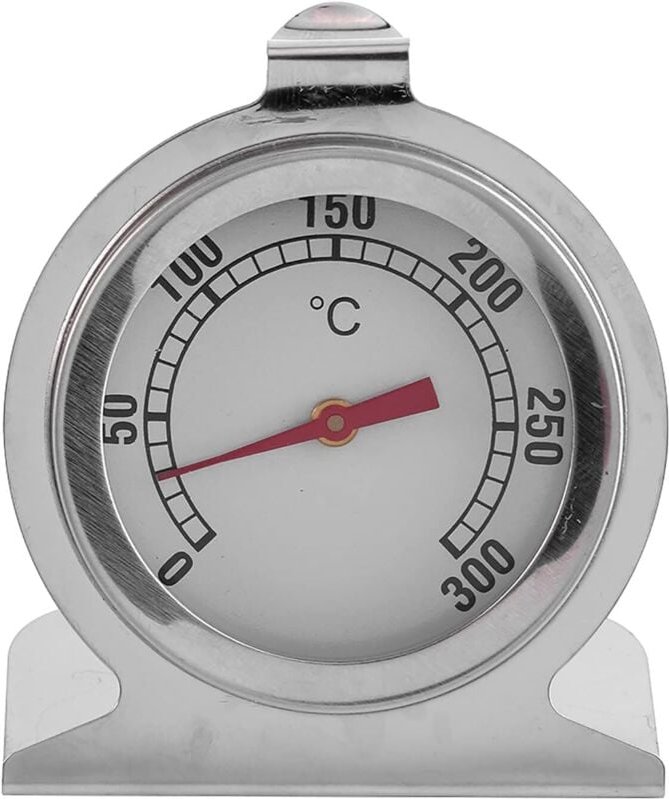 Lntyq Ofenthermometer 0–300 °C, Edelstahl-Ofenthermometer für Elektro-/Gasöfen, sofort ablesbares Thermometer für großen...