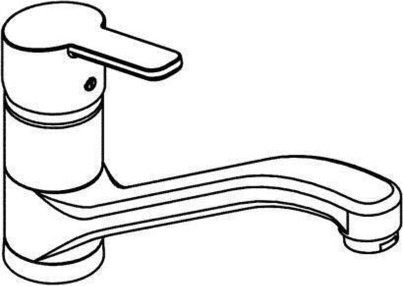 LOGO NEO Spültisch-Einhandmischer chrom