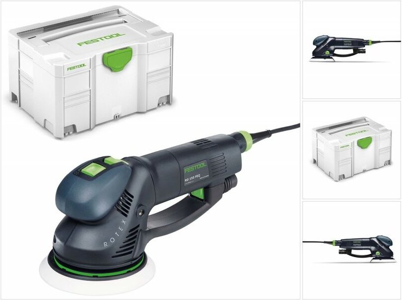 Ro 150 FEQ-Plus rotex Getriebe Exzenterschleifer 720W 5mm Hub ( 571805 ) im Systainer - Festool