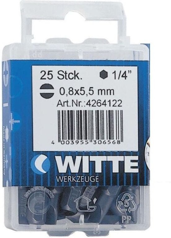 5 Spitzen in Kunststoffdose 25 mm lang (pl 45) Witte 4264119