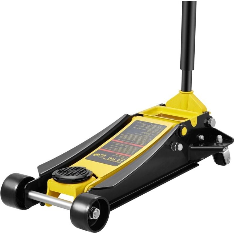 4 Tonnen Low Profile Floor Jack, Schwerlaststahl, Doppelkolben Schnellhub, Hubbereich 3.35'-19.69" - Mophorn