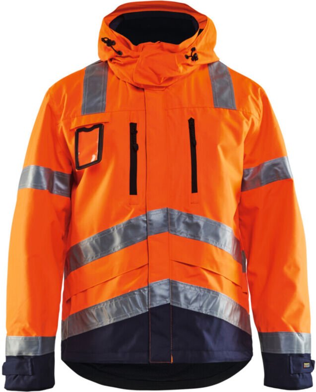 Blakläder Warnschutz-Funktionsjacke, orange / marineblau, Unisex-Größe: 2XL