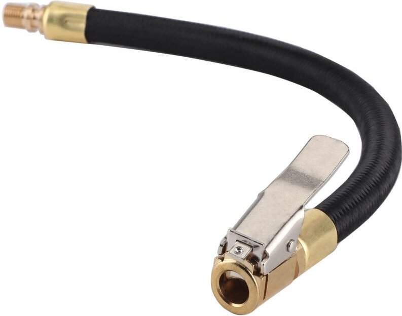 30 cm Reifenventil-Verlängerungsrohr, Autoreifen-Luftschlauch-Verlängerungs-Inflatorschlauch mit Ganzmetall-Luftfutter f...