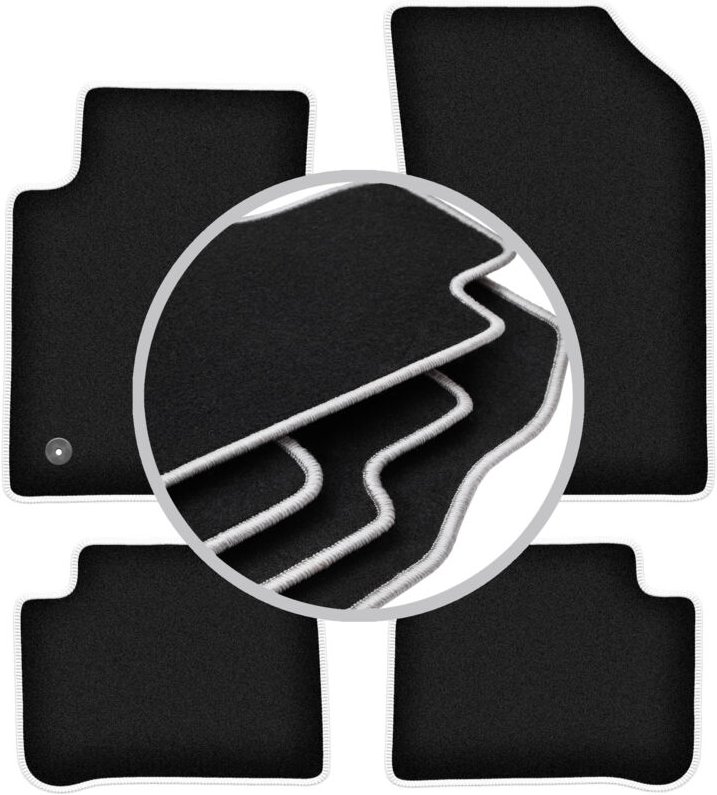 CARLUX-SILVER Autofußmatten für: Citroen C3 III Fließheck (2017-)