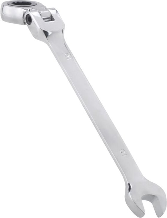Tlily - 1 Stueck Flexibler Kopf Ratsche Metrischer Spanner Open Ende und Ringschluessel Werkzeug 10mm