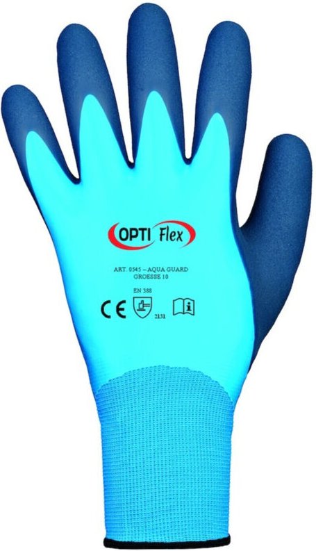 Handschuhe Aqua Guard Größe 9 blau en 388 PSA-Kategorie ii