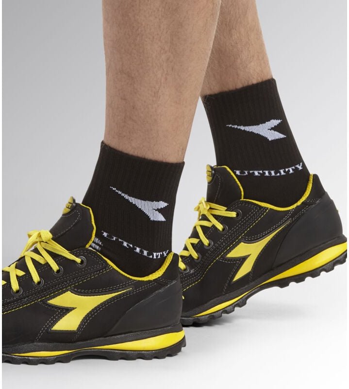 Socken - Niedrig - Schwarz/Grau - T43/47 - C4699 - 703.160486 xl - Diadora
