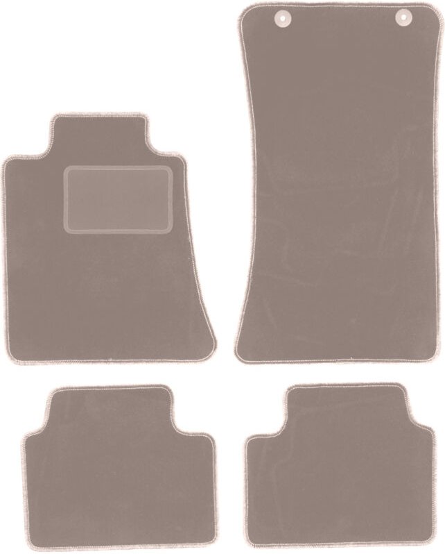 Beige Veloursmatten für: Alfa Romeo Giulia 2x4 (2WD) Limousine (2016-)
