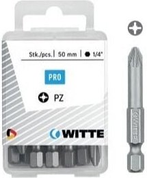 5 Spitzen in Kunststoffbox Länge 50 mm (pz 3 tin) Witte 427543