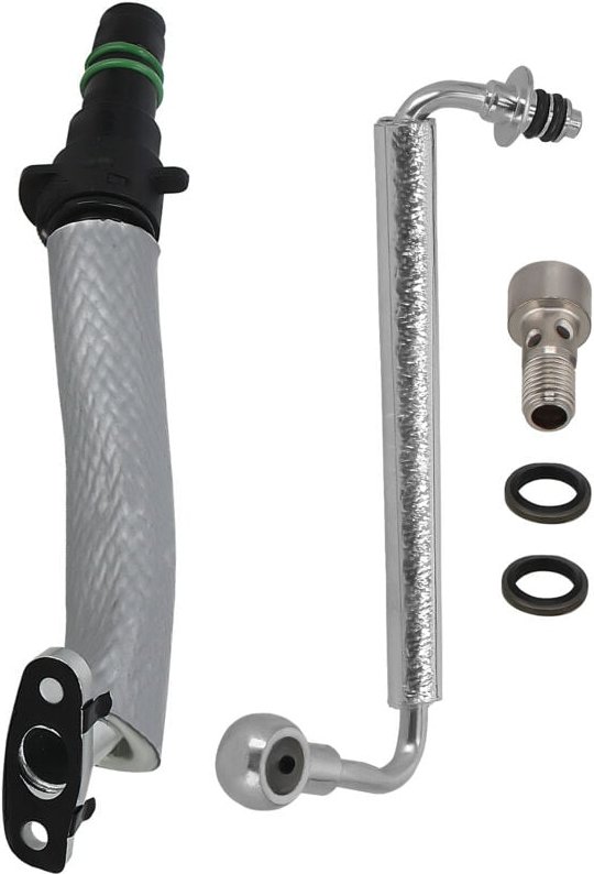 2x Turbolader Ölleitung für Opel Astra J Cascada Corsa D E Insignia Zafira C 1.4
