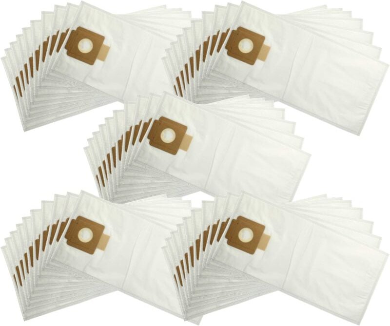 50x Staubsaugerbeutel kompatibel mit Kärcher t 8/1 l, t 7/1 Professional Staubsauger - Mikrovlies, 7 l, Typ t, 55cm x 24...