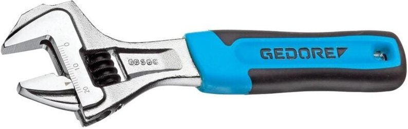 60 s 12 jc Einmaulschlüssel 12' verstellbar verchromt 2K-Griff