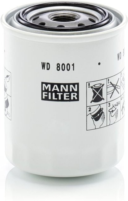 Hydraulikfilter MANN WD8001 - Äquivalent SH 60410 HIFI FILTER
