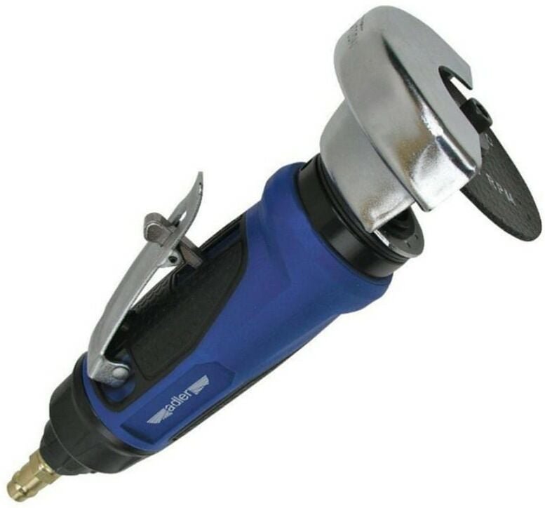 Adler Pneumatischer Winkelschleifer 75mm, professionelles Werkzeug für industrielles Schleifen und Schneiden, pneumatisc...